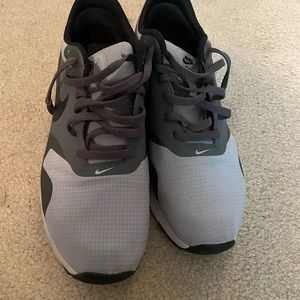 Nikes black, gray and dark gray